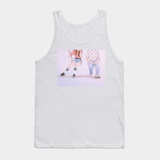 Pastel Couple Tank Top